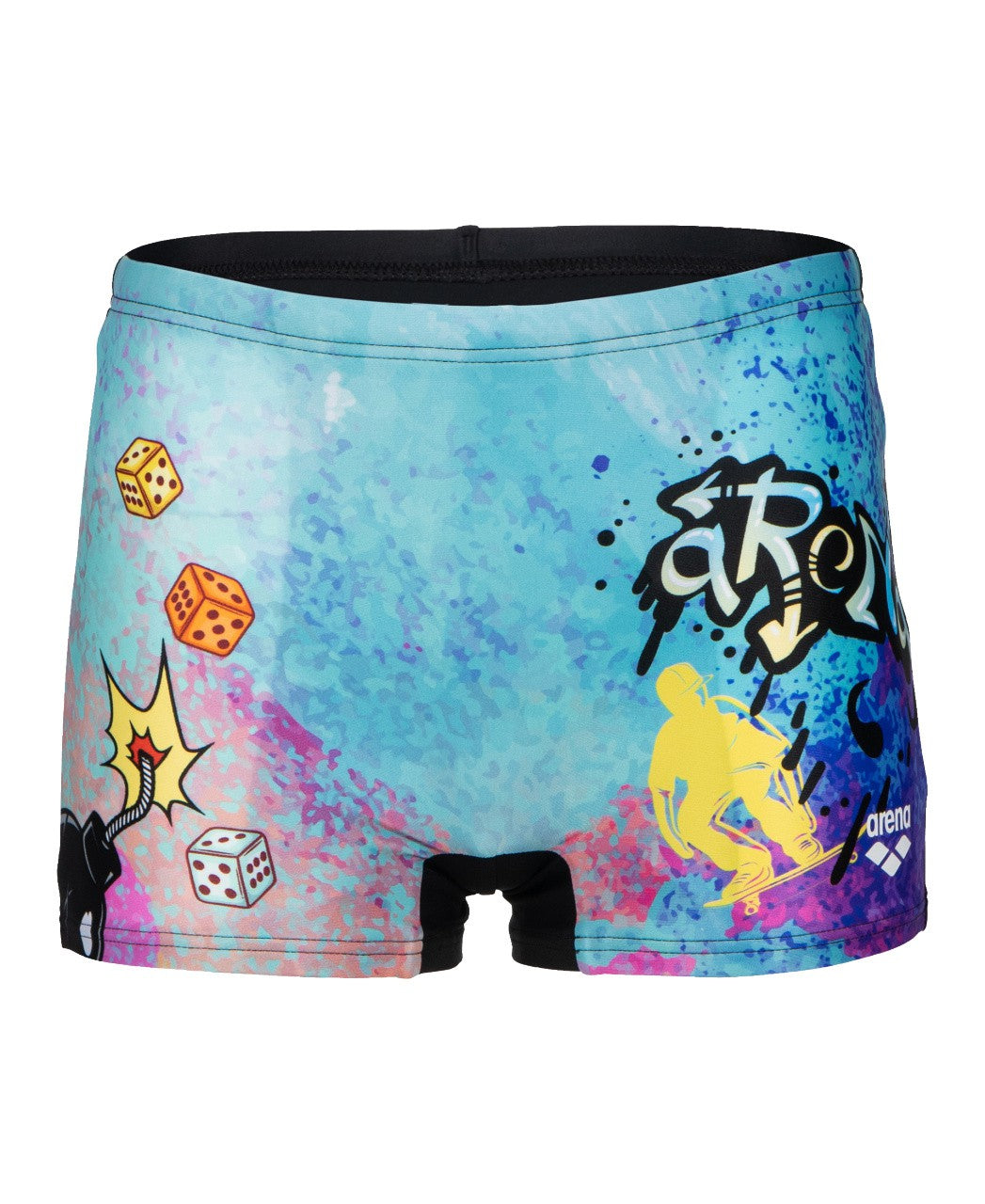 B Swim Short Placement blackmulti