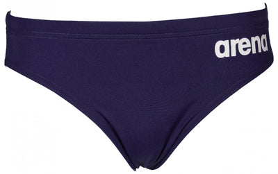 B Solid Brief Jr navy/white