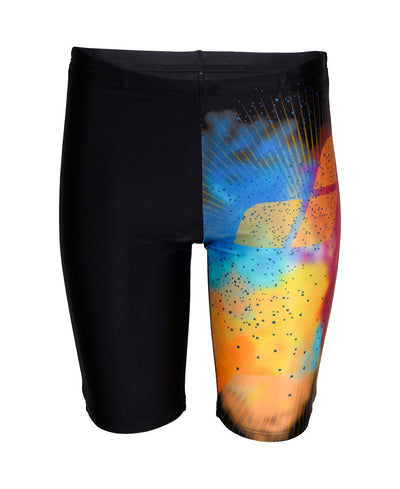 B Swim Jammer Placement black-multi