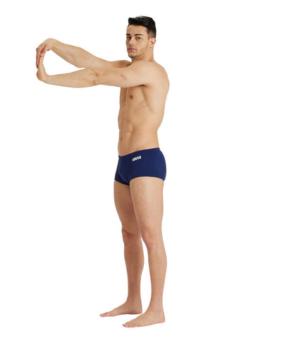 M Team Swim Low Waist Short Solid navy-white