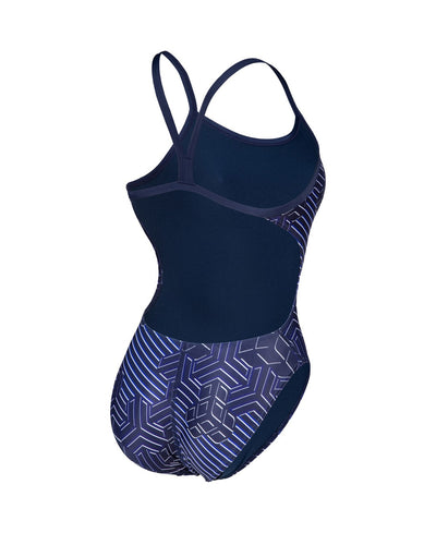 W Kikko Pro Swimsuit Challenge Back navy-navy multi