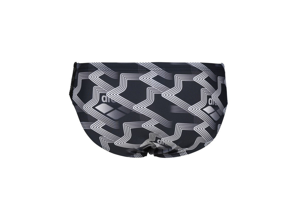 M Printed Iconic Brief black multi