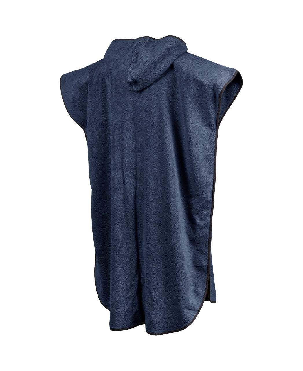 Hooded Poncho greyblue