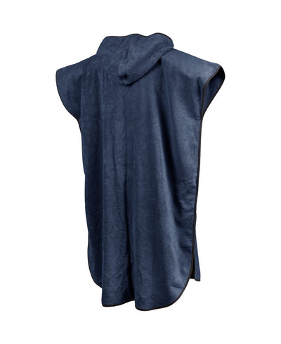 Hooded Poncho greyblue