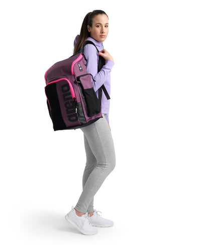 Spiky III Backpack 45 plum-neonpink