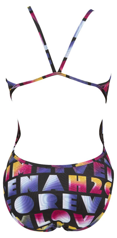 W Pop Reversible Challenge Back One Piece black-multi